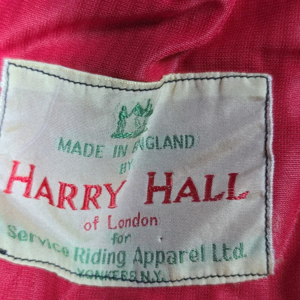 Harry‎ Hall Riding Apparel Blazer Saddleseat Jacket Rhinestone Embellished Blue
